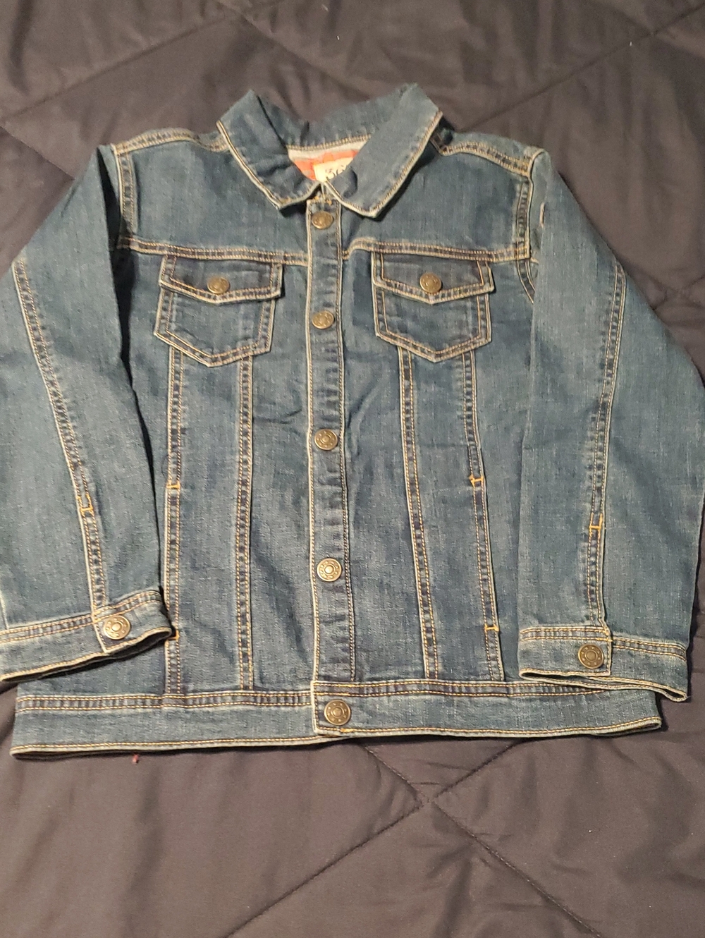Kids Classic Denim Trucker Jacket - Blue